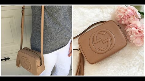 gucci disco soho rosebeige vs black|Bag Review – The Gucci Soho Disco .